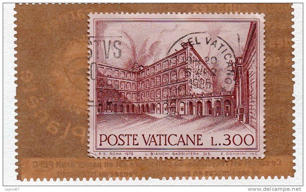 ANNEE DU PATRIMOINE 300 LIRES 1976 - Used Stamps