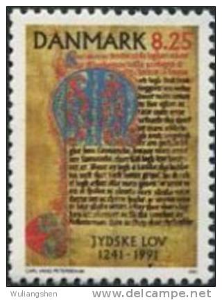 NE0983 Denmark 1991 Legal Title Page 1v MNH - Unused Stamps