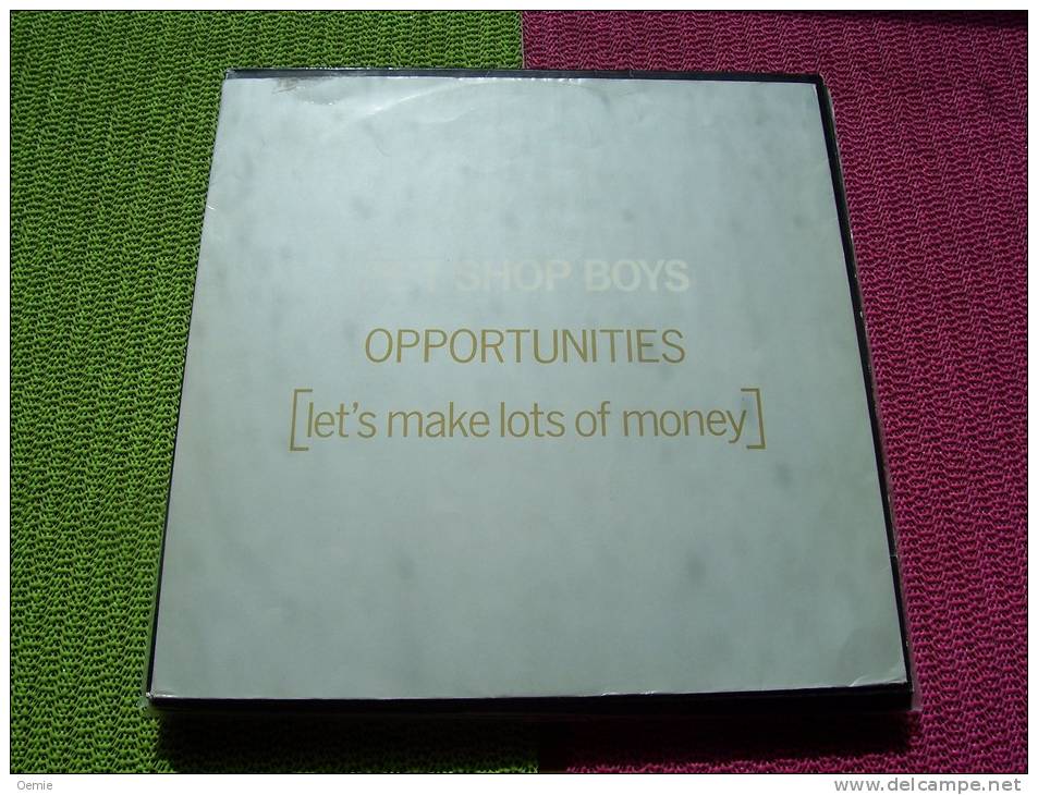 PET SHOP BOYS  °  OPPORTUNITIES   /  LET ' S MAKE LOTS OF MONEY - 45 T - Maxi-Single