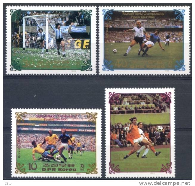 COREE NORD 1985 - ** - 1796 - Football Vainqueurs Coupe Monde 1970 1982 45 - Other & Unclassified