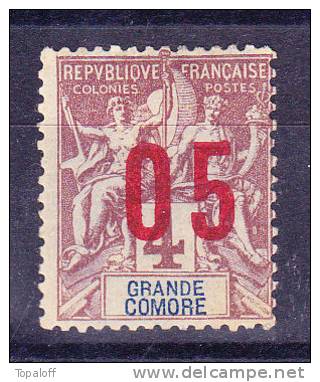 GRANDE COMORE N°21A  Neuf Charniere - Neufs