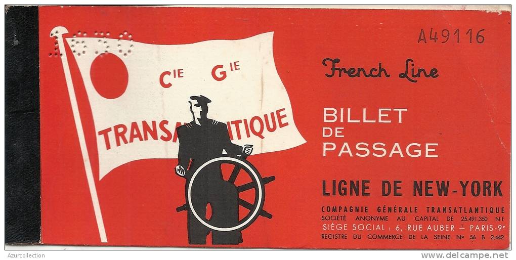 C.G.TRANSATLANTIQUE . LE FRANCE . 1966 - Europe