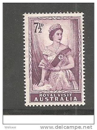 A-Bi007/ AUSTRALIEN -  Royal Visit 1954 ** - Mint Stamps