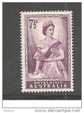 A-Bi007/ AUSTRALIEN -  Royal Visit 1954 ** - Neufs