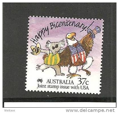 A-Bi016/  AUSTRALIEN - Bicentenary Aus/USA ** MNH - Mint Stamps