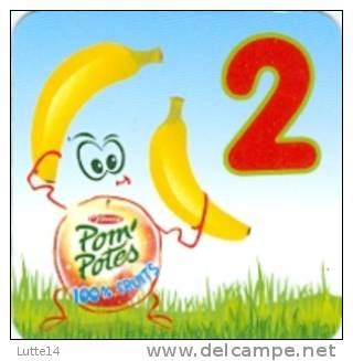 Magnet : Pom'Potes 100% Fruits - Materne - Reclame