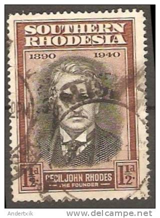 Southern Rhodesia, Rhodesia Del Sur. CECIL RHODES - Zuid-Rhodesië (...-1964)