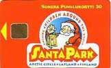 FINLANDE PERE NOEL SANTA CLAUS CHRISTMAS SANTA PARK 30U NEUVE PRIVEE RARE - Finland