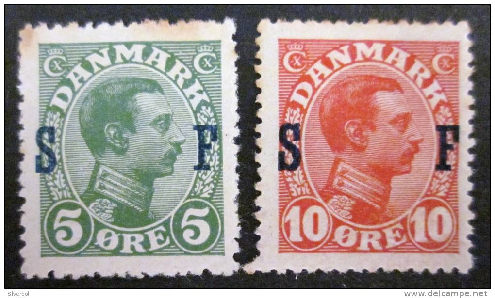 A4234 - Denmark - Sc. M1-M2 - MLH - Unused Stamps