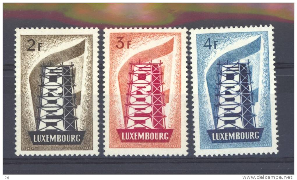 Luxembourg  -  1956  :  Yv  514-16  **   Europa - Ungebraucht