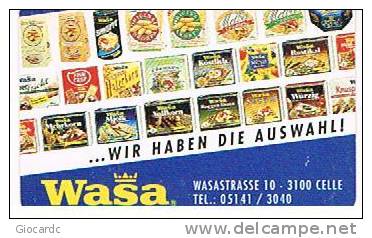 GERMANIA (GERMANY) - DEUTSCHE TELEKOM (CHIP) - 1993 WASA K 195 (TIR. 4000) - USED ° - RIF. 5733 - Alimentation