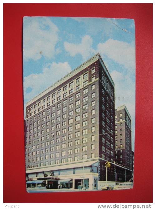 Georgia >   Atlanta  Henry Grady Hotel 1957 Cancel  Upper Cornor Crease   --Early Chrome            ----  ---ref 245 - Atlanta