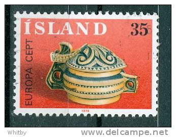 Iceland 1976 35k Wooden Bowl  Issue #490 - Used Stamps