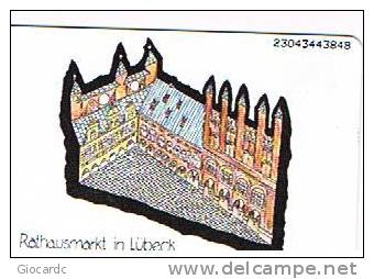 GERMANIA (GERMANY) - DEUTSCHE TELEKOM CHIP - 1993 850^ JAHRE LUBECK: RATHAUSMARKT  O 777 C (TIR. 5000)-USED-RIF.5588 - O-Series : Séries Client