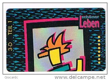 GERMANIA (GERMANY) - DEUTSCHE TELEKOM (CHIP) - 1993 SCHONER LEBEN (PUZZLE 1/2)  O 936 A   (TIR. 5000) - USED °- RIF.5604 - Puzzles