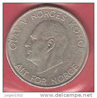 NORWAY  # 5 KR. KOBBERNIKKEL FROM YEAR 1964 - Norwegen