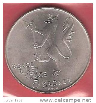 NORWAY   : 5 KR. FROM YEAR 1978  *350-year Memorial For Army* - Norvège