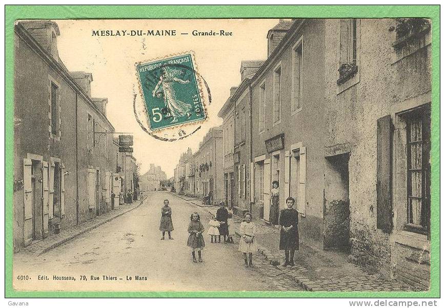 53 MESLAY-du-MAINE - Grande Rue - Meslay Du Maine