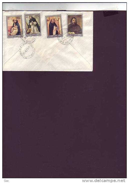 VATICANO  1971 - Sassone 509/12 Su Raccomandata - Covers & Documents