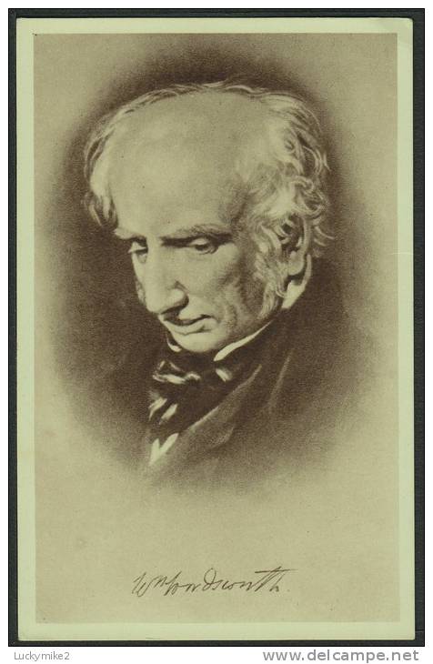 "William Wordsworth (1770-1850)" + 2 Associated Cards - Historical Famous People