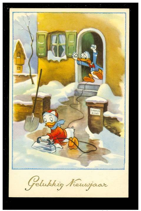 Strips  Donald Duck  Eend    Fer à Repasser  Repassage - Stripverhalen