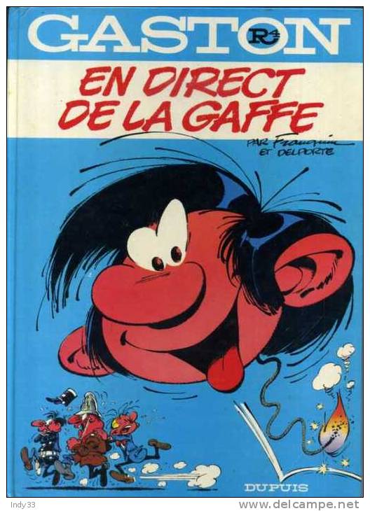 - GASTON R4  EN DIRECT  DE LA GAFFE . DUPUIS 1982 - Gaston