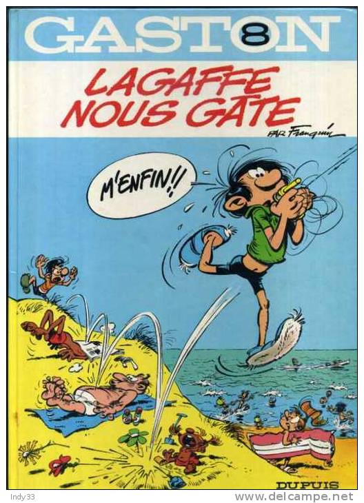 - GASTON 8  LAGAFFE NOUS GÂTE  . DUPUIS 1982 - Gaston