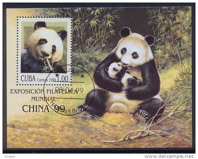 Cuba - Panda Géant BF 154 Oblit. - Ours