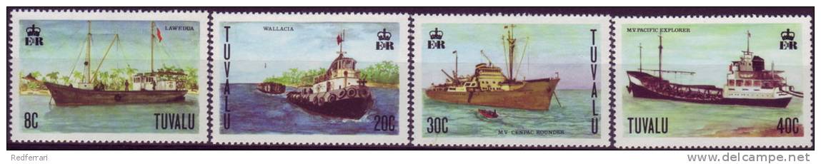 ( 1598 ) Tuvalu - Ships Of TUVALU 1978 - Ships