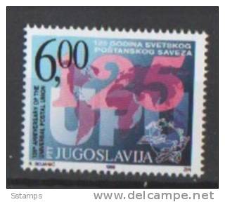 435  JUGOSLAVIJA  1999  JUGOSLAVIA UPU - 125 YEARS   NEVER HINGED   INTERESSANTE - Ungebraucht