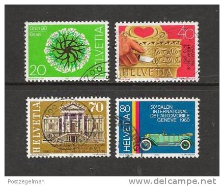 Switzerland 1980 UsedStamps Mixed Issue 1170-3  # 810 - Used Stamps