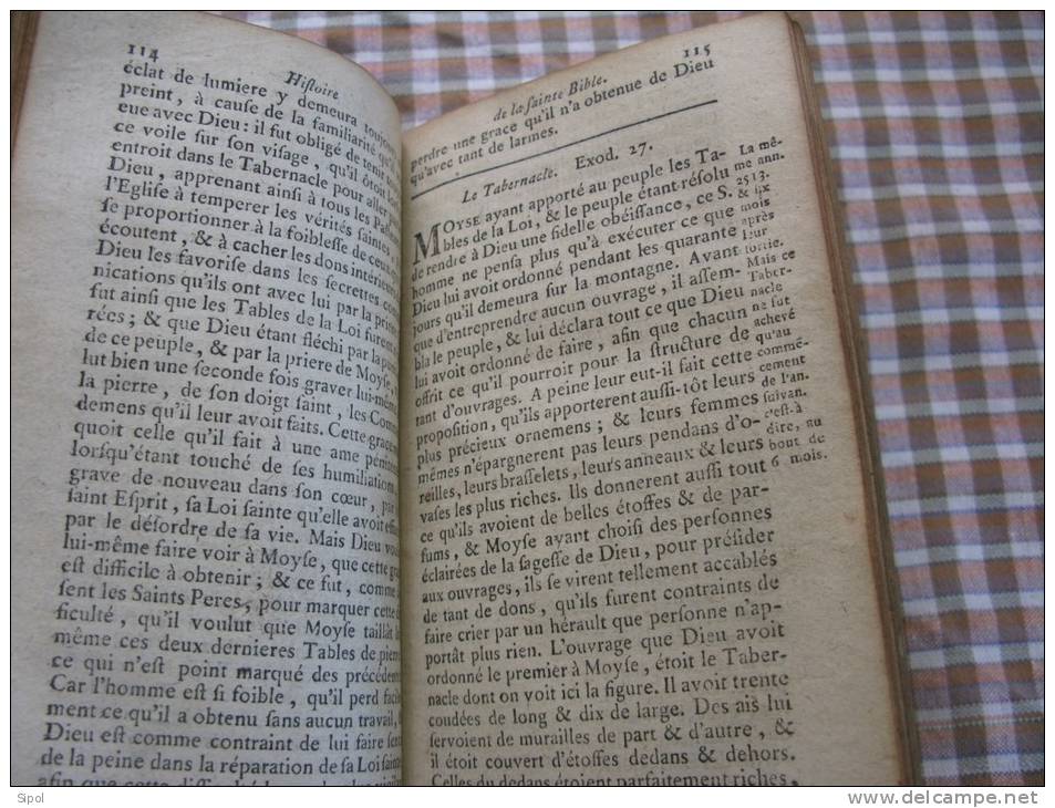 Histoire du Vieux et du Nouveau Testament dédiée à Monseigneur le Dauphin-C.Herissant Paris  M.DCC.LXXI