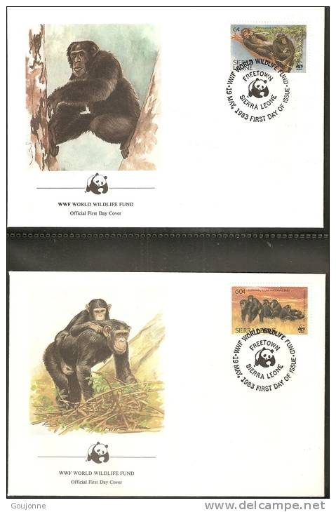 SIERRA LEONE WWF FDC 1er Jour - FDC