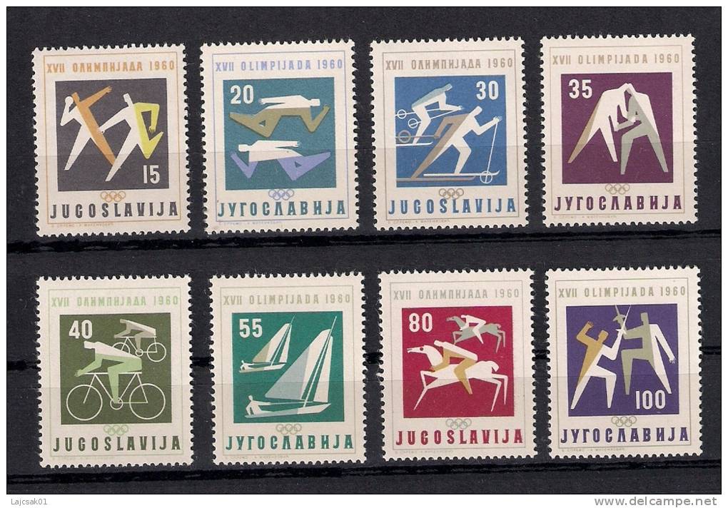 Yugoslavia 1960. Olympic Games Rome MNH  Mi.909/916 - Neufs