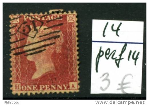 Victoria  Nice Cancel  Perforé 14 - Used Stamps