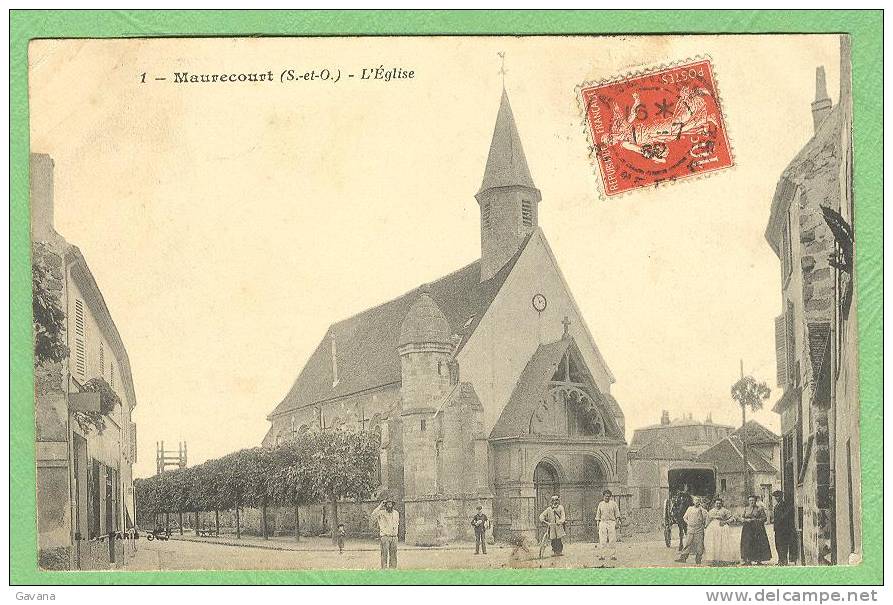 78 MAURECOURT - L'église - Maurecourt