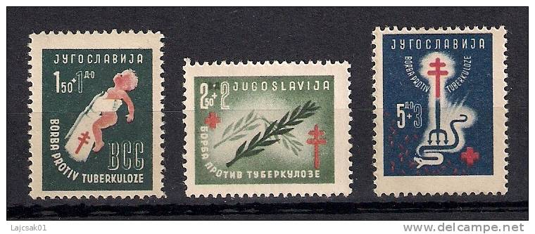 Yugoslavia 1948. Anti Tuberculosis MNH Mi.536/38 - Neufs