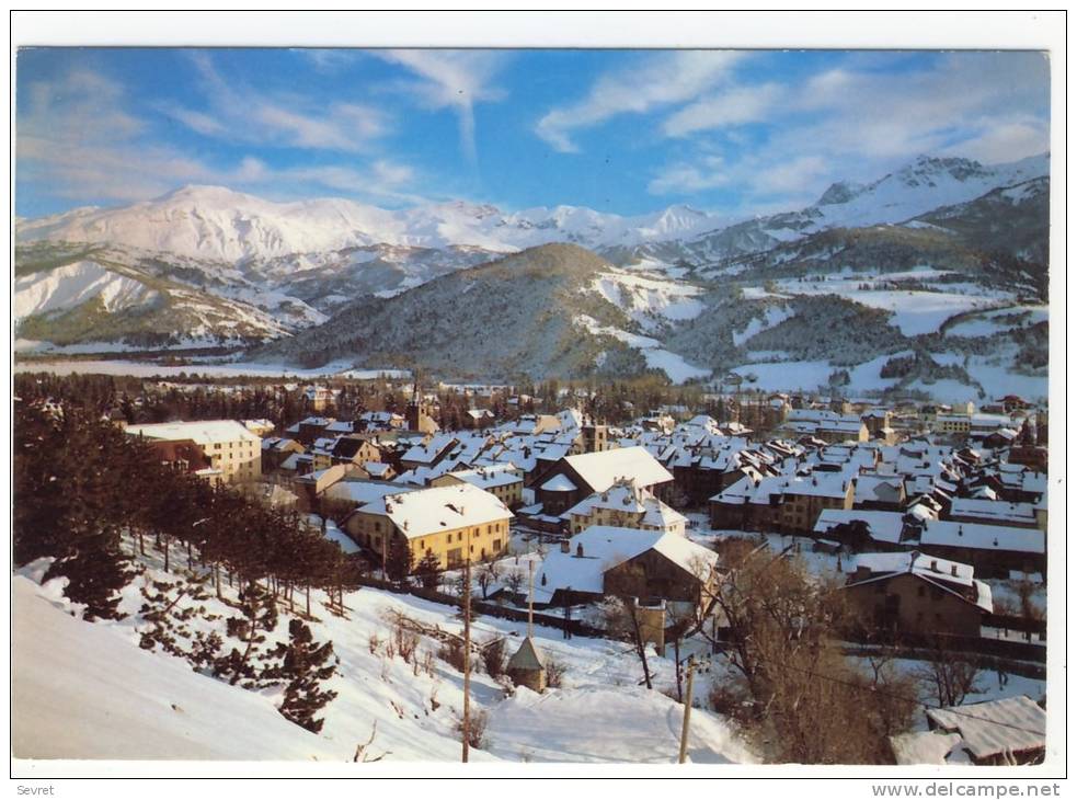 BARCELONNETTE. - Vue Générale Sous La Neige - Barcelonnette