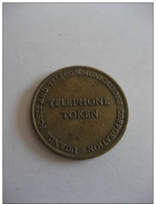 Telephone Token - Uganda 5 Chelines - Autres & Non Classés