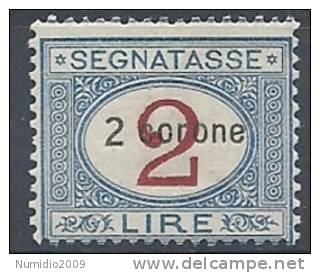 1922 DALMAZIA SEGNATASSE 2 C MNH ** - RR9009 - Dalmatia