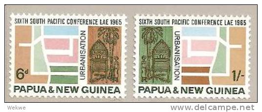 PNGMi.Nr.78-79/ Süd Pazifik Konferenz 1965 ** - Papua-Neuguinea