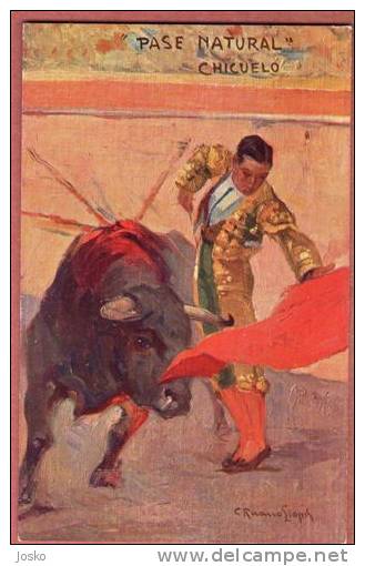 CORRIDA ( Spain Vintage Postcard ) España Espagne Espanha Las Corridas De Toros Español Spanish Bullfighting Bullfight - Corrida