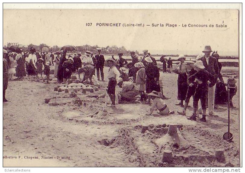 Pornichet.... Concours De Sable Sur La Plage - Pornichet