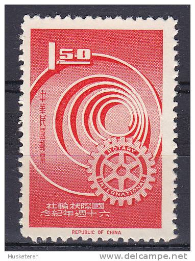 Taiwan 1965 Mi. 560    1.50 $ Rotaty International MNG - Ungebraucht
