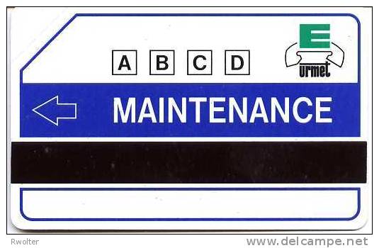 @+ Carte URMET - Maintenance (neuve) - Dienstkarten