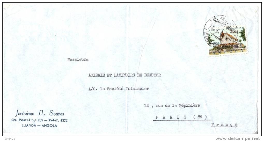 REF LBR31 / D - ANGOLA LETTRE MODERNE - Angola