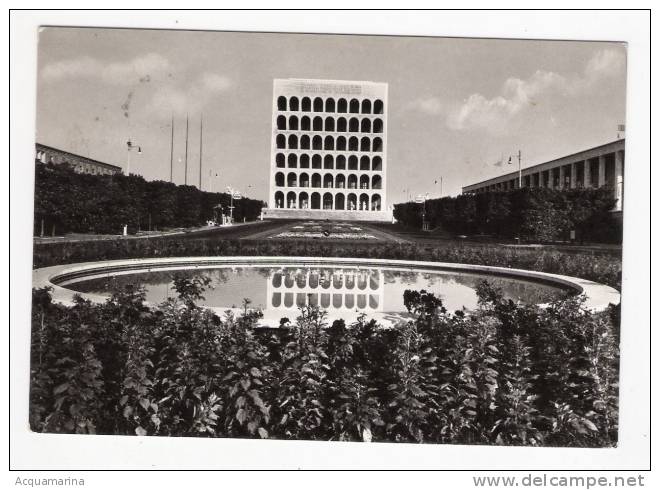 ROMA E.U.R. - Palazzo Delle Civiltà - Cartolina FG BN 1961 - Ausstellungen