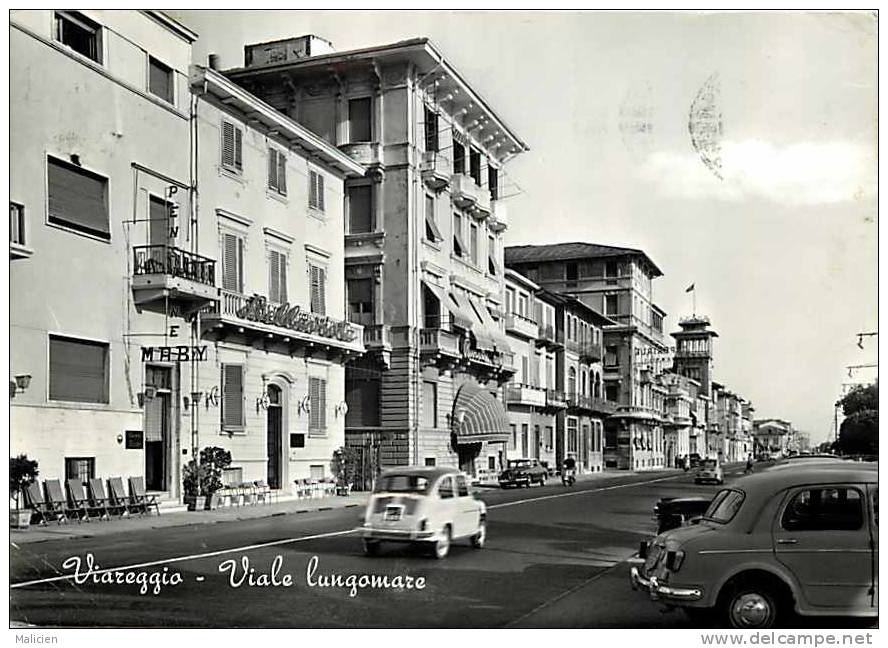 Italie - Cpsm - Ref 157- Toscana -toscane - Viareggio - Viale Lungomare -voitures Automobile - - Viareggio