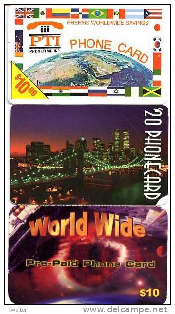 @+ USA - Lot De 3 Cartes - Sonstige & Ohne Zuordnung