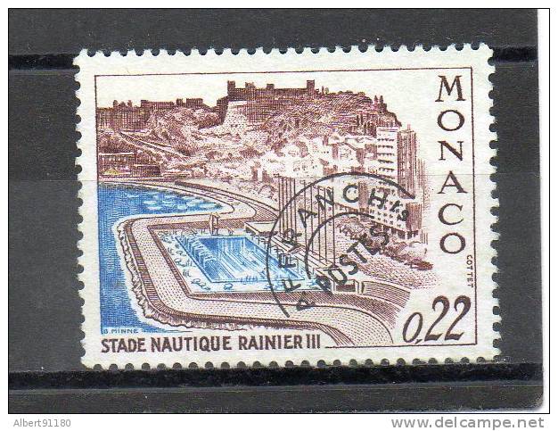 MONACO Préoblitéré 22c Brun Rouge Bleu 1969 N°27 - Préoblitérés